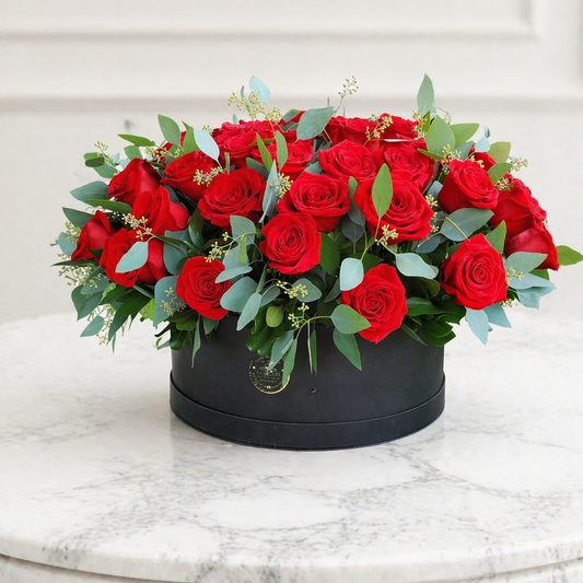 Eternal Love Rose Hatbox
