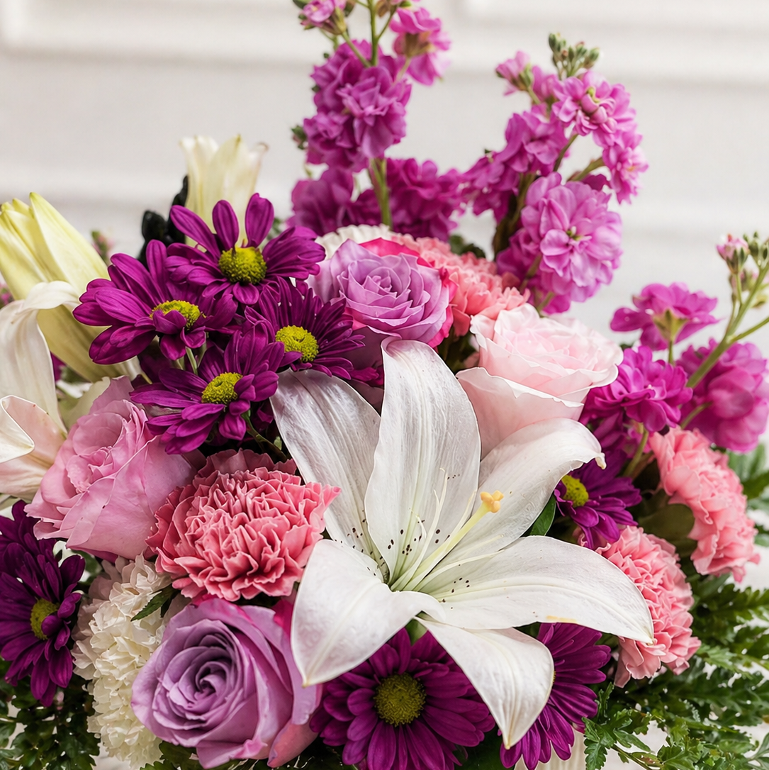 With Love – Pink Garden Arrangement