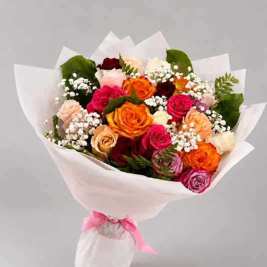 Sunset Blush Garden Bouquet