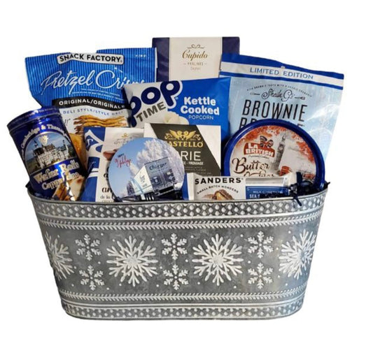 Winter Blue Gourmet Basket