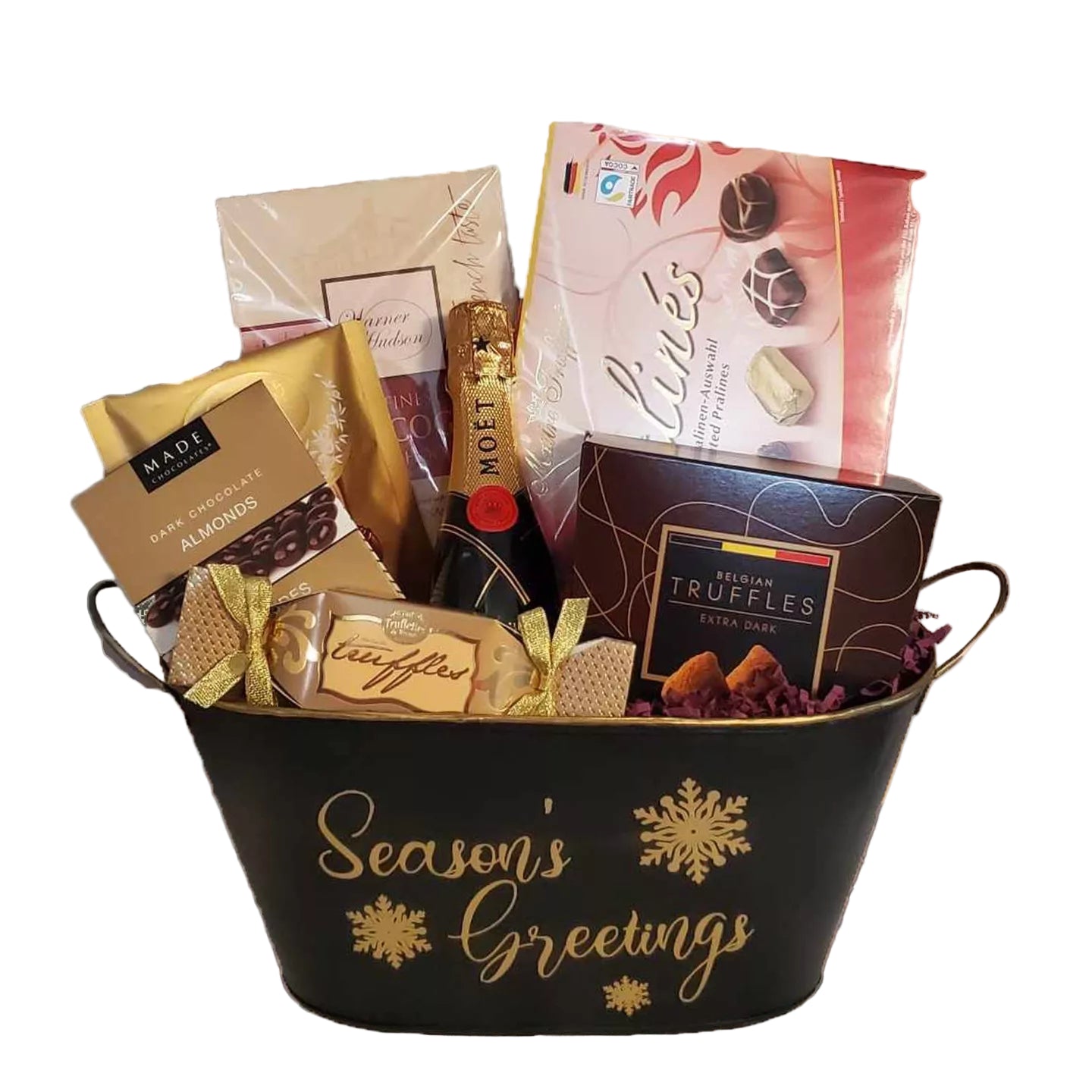 Season’s Golden Greetings Gourmet Basket