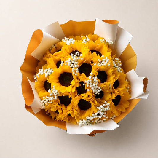 Golden Sunflower Bouquet