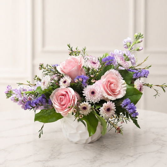 Blush Garden Vase Arrangement