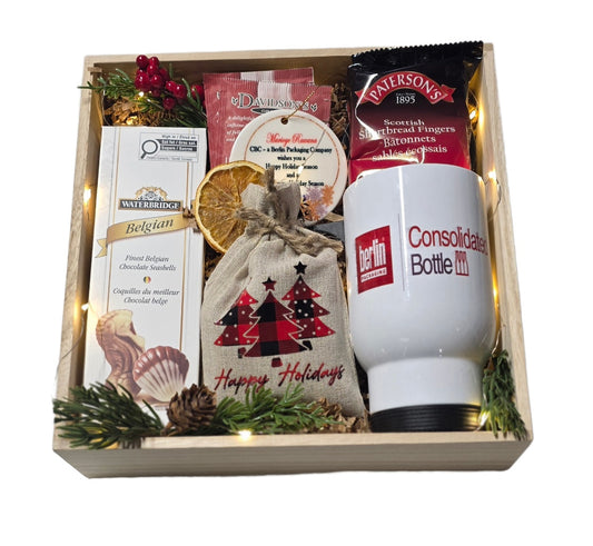 Holiday Comfort Gift Box (with Personalized Travel Mug)
